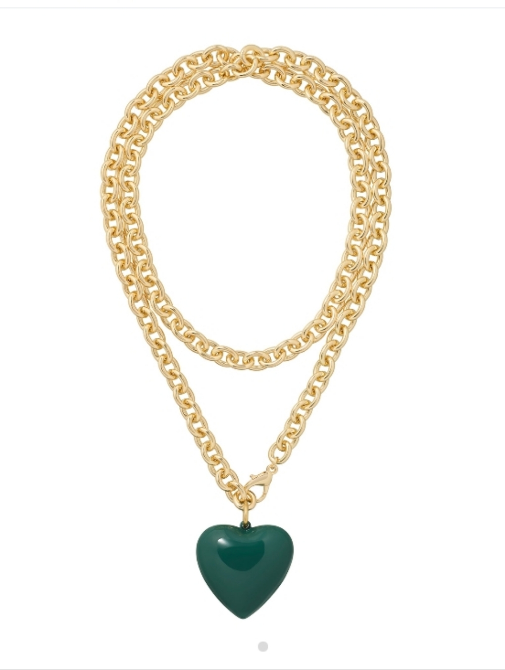 Roxanne Assoulin The Big Puffy Heart Charm Necklace